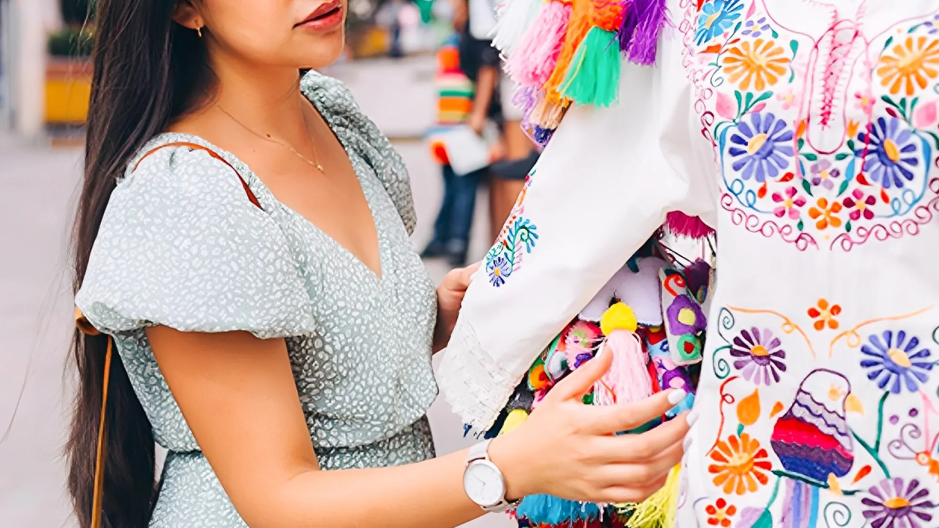 Authentic Mayan embroidery & dresses