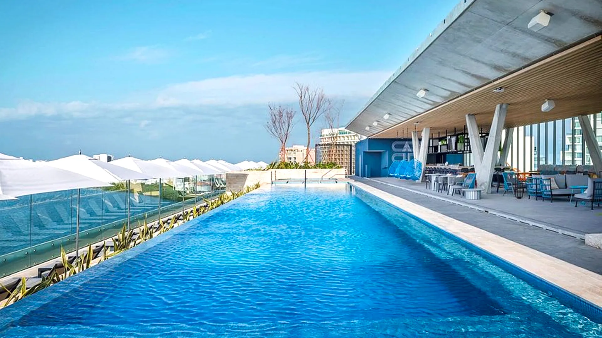 Rooftop Pool and Bar