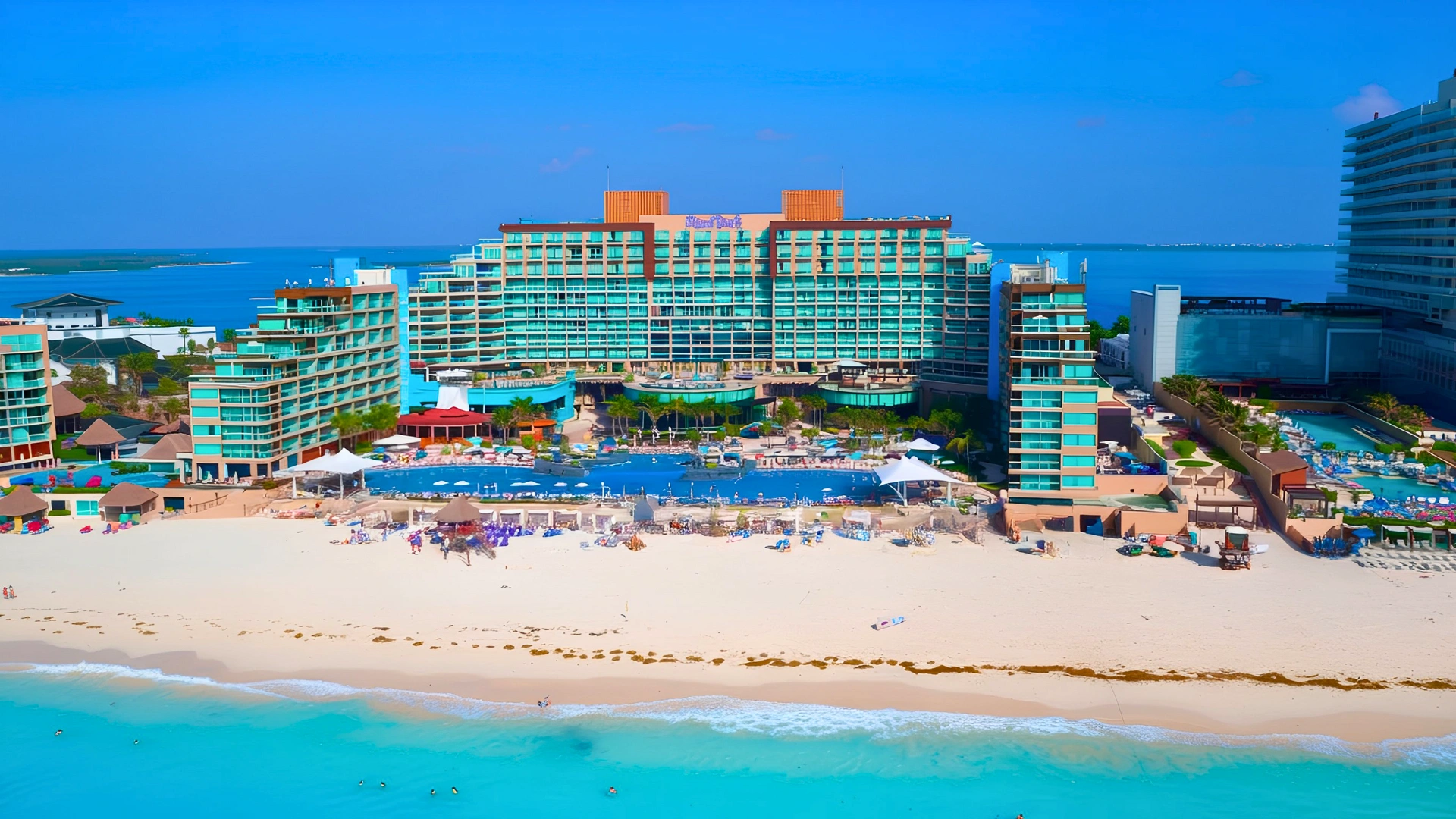 Beautiful view of the Hard Rock Hotel
